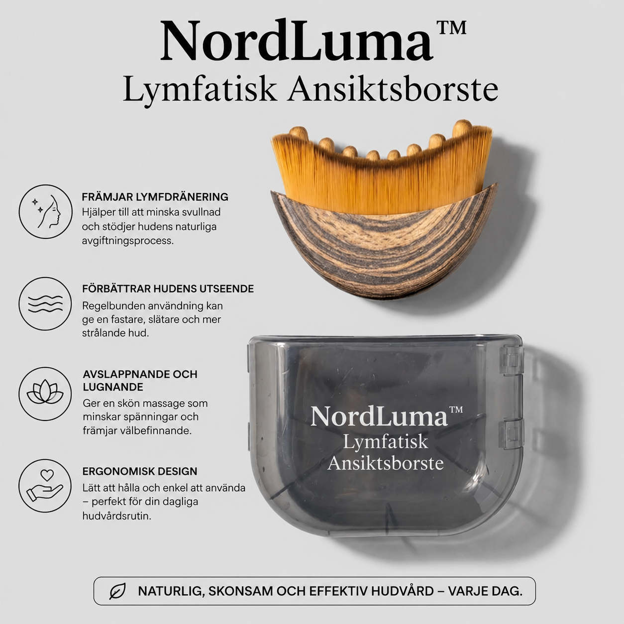 NordLuma™ | Lymfatisk Ansiktsborste