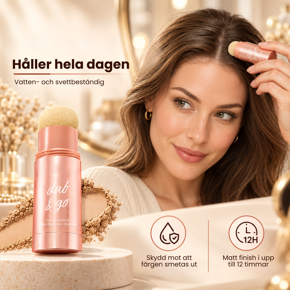 Rootelle™ | Dölj tunna partier och få en fylligare hårlinje på sekunder