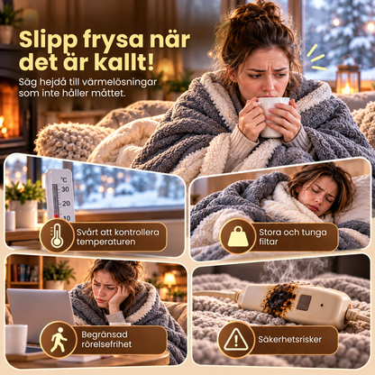 Bärbar Värmefilt | Njut av behaglig värme när du behöver den som mest