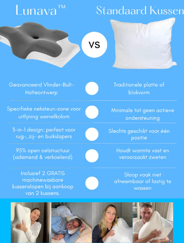 Lunava™ Ergonomisch Kussen