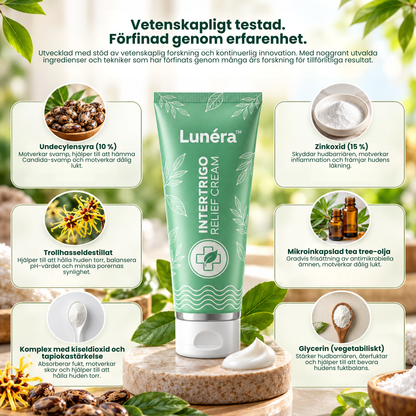 Lunéra™ | Hudveckskräm – Slut på sveda, fukt och lukt i hudveck