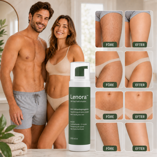 Lenora™ | Skonsam hårborttagningskräm för intimområdet & kroppen
