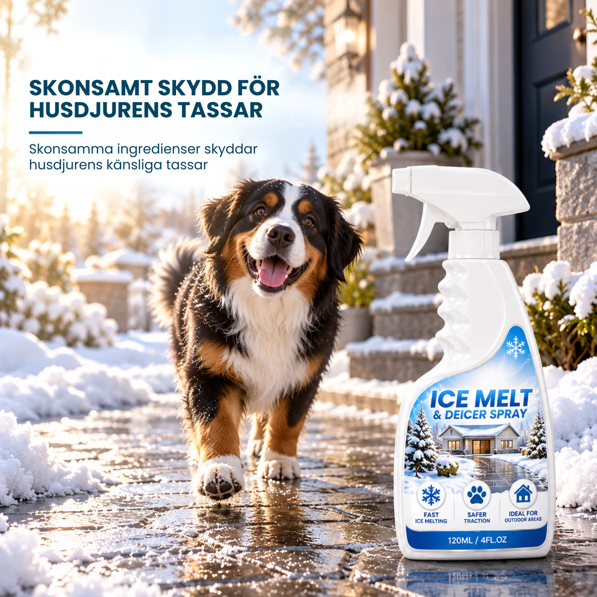 Frostiva™ avisningsspray vid gångväg