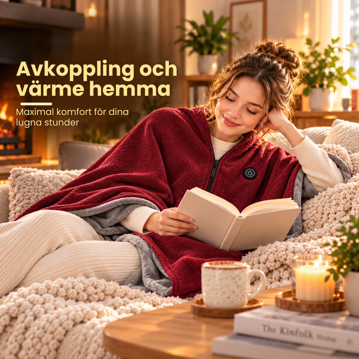 Bärbar Värmefilt | Njut av behaglig värme när du behöver den som mest