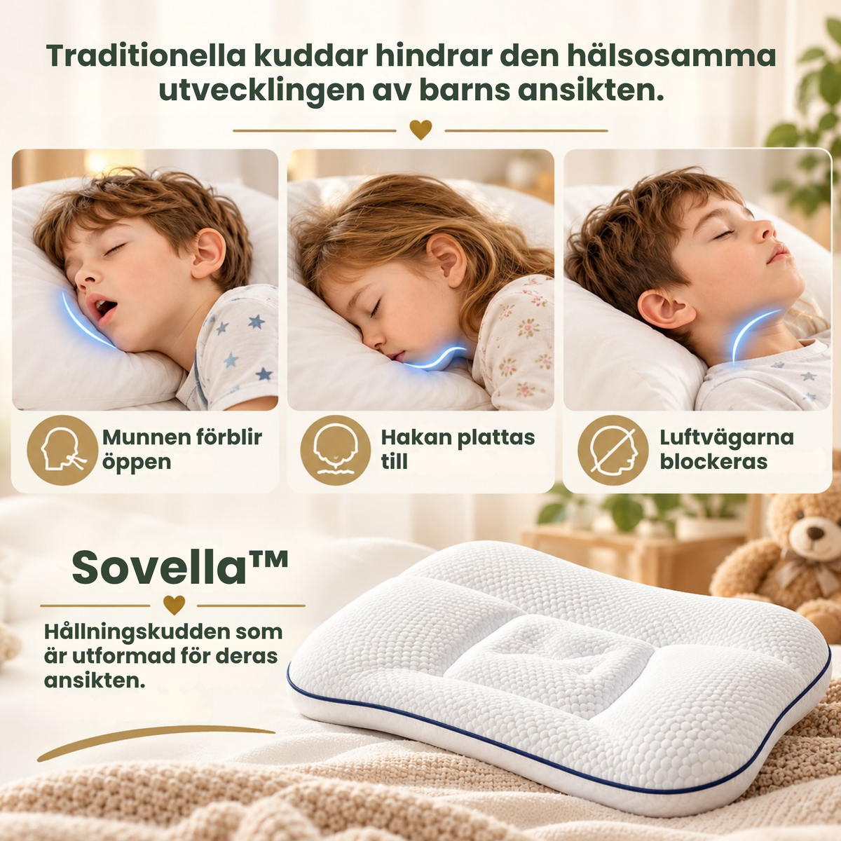 Sovella™ ergonomisk barnkudde – bild 5