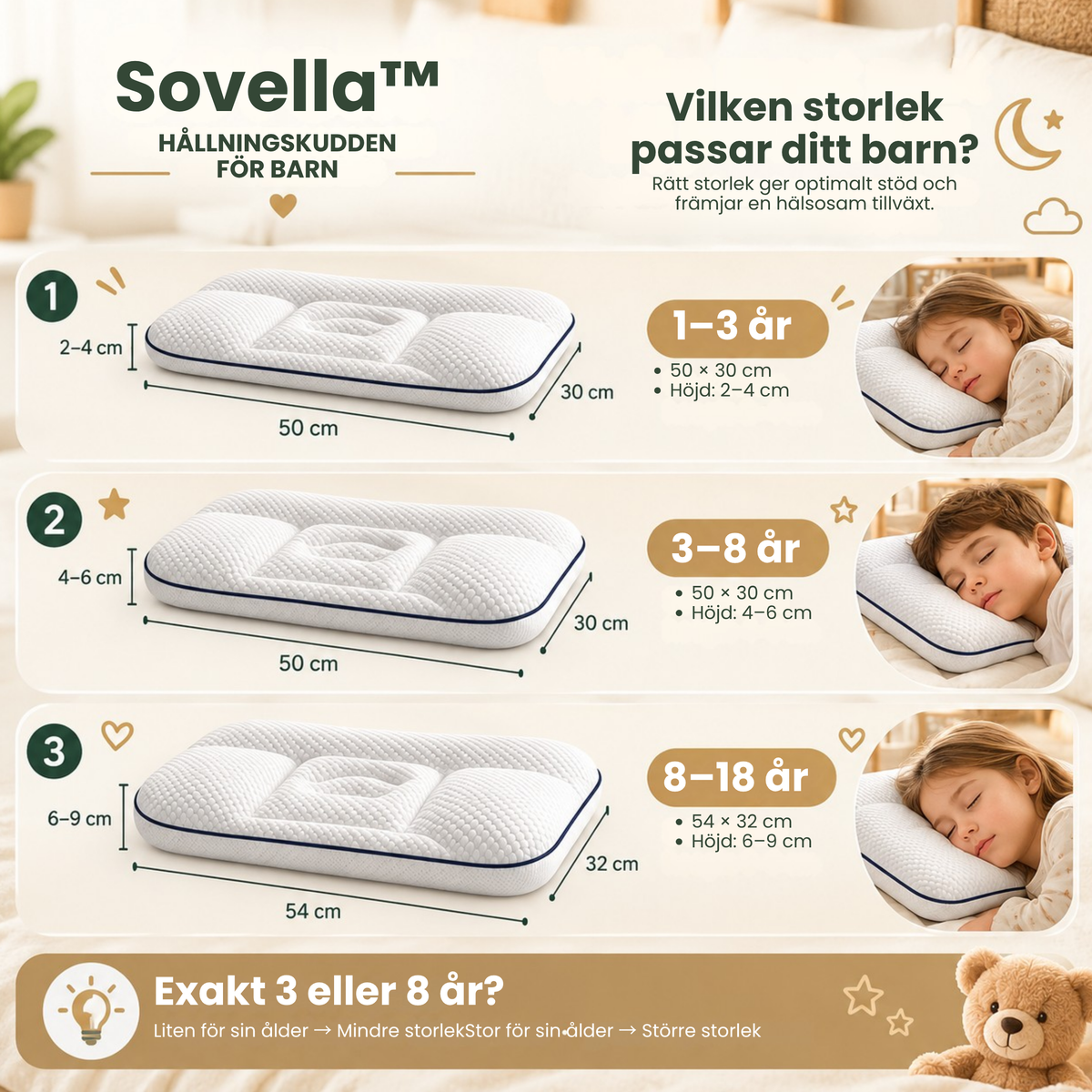 Sovella™ ergonomisk barnkudde – bild 8