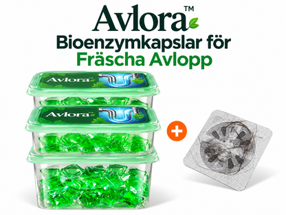 Avlora™ | Bioenzymkapslar för Fräscha Avlopp