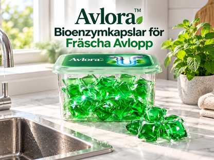 Avlora™ | Bioenzymkapslar för Fräscha Avlopp