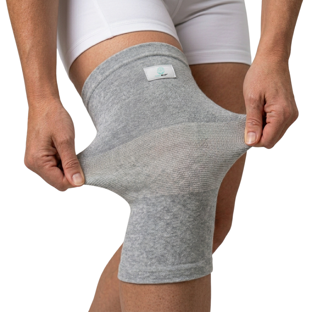 Bambuva™ | Knästöd i Bambufiber – Naturlig Lindring för Ömma Knän