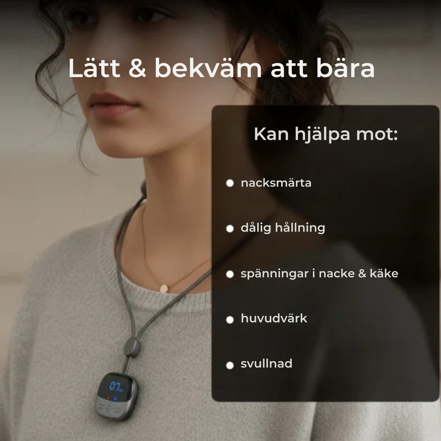 Cervexa™ | EMS Nackmassager för Smärtlindring & Djup Avslappning