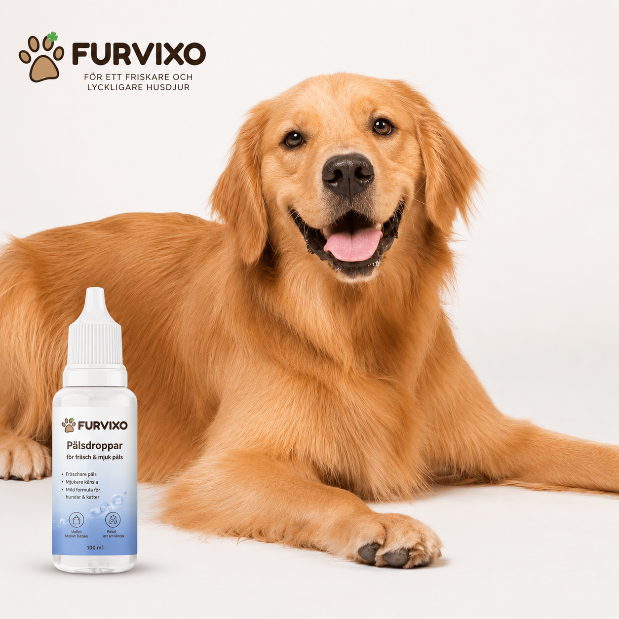 Furvixo™ | Pälsdroppar för Fräsch & Mjuk Päls