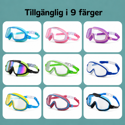 AquaSnap™ | Sätt på på några sekunder – bekväm simmask för barn