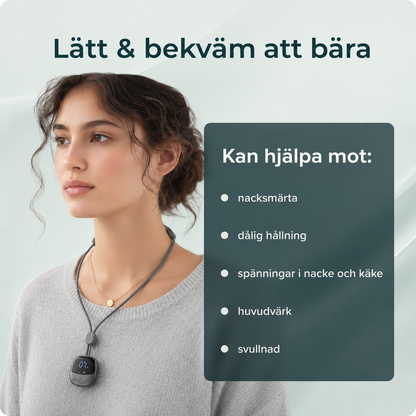 Cervexa™ | EMS Nackmassager för Smärtlindring & Djup Avslappning