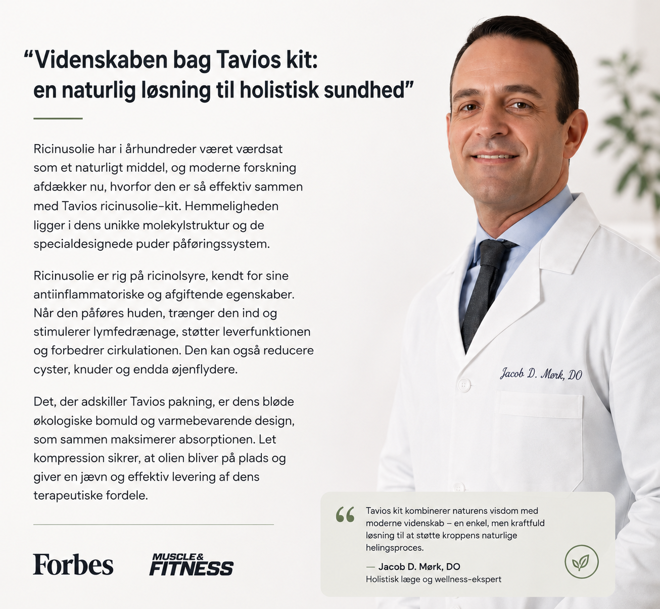 Tavora™ | Ricinoljepaket för naturligt välmående