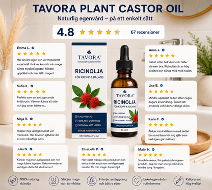 Tavora™ | Ricinoljepaket för naturligt välmående