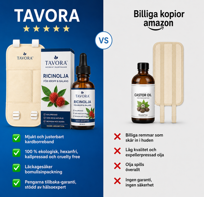 Tavora™ | Ricinoljepaket för naturligt välmående