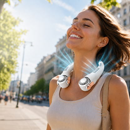 Aervia™ | Handsfree nackfläkt med 3 hastigheter