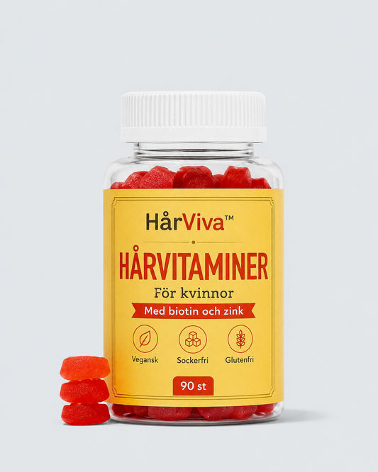 HårViva™ | Sockerfria hårvitaminer mot håravfall & för starkare hårväxt