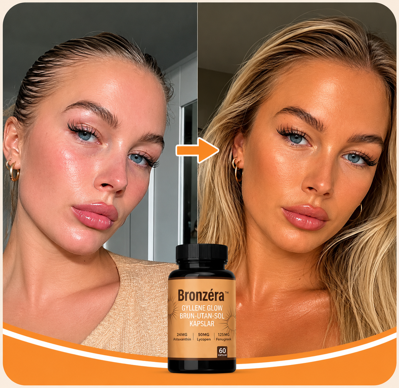Bronzéra™ | Naturligt solkysst glow utan UV-skador