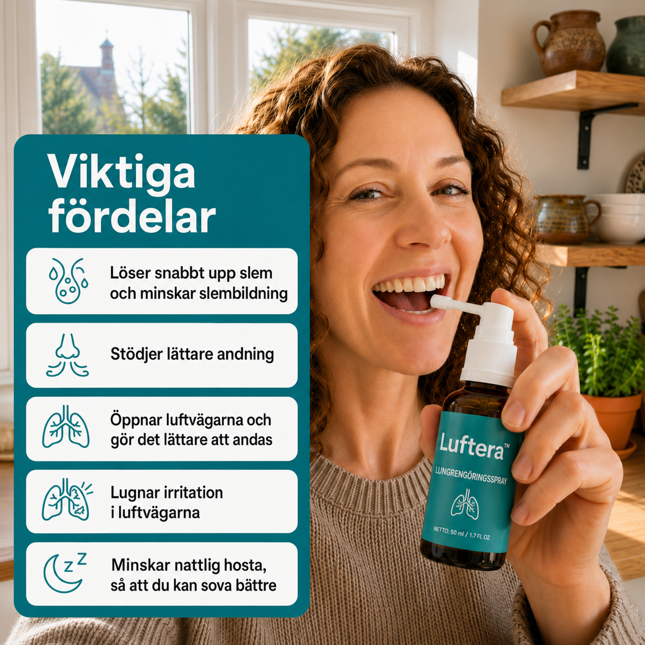 Luftera™ | Växtbaserad andningsspray för luftvägarna