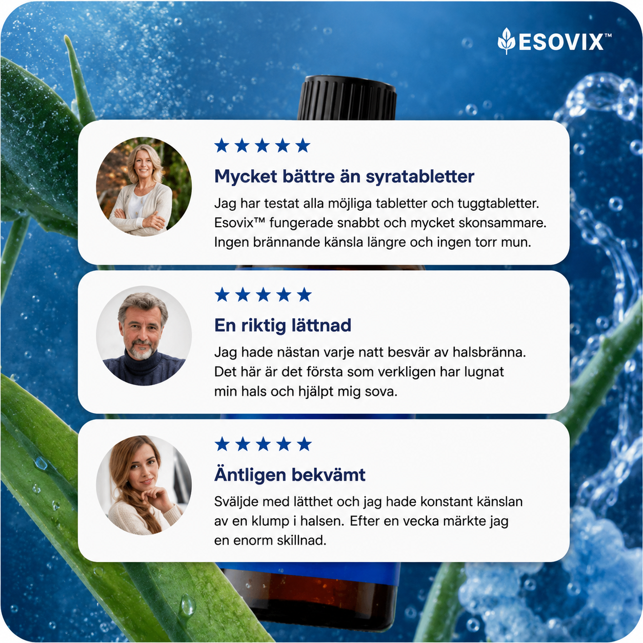 Esovix™ | Avancerat stöd för hals, matstrupe & tyst reflux