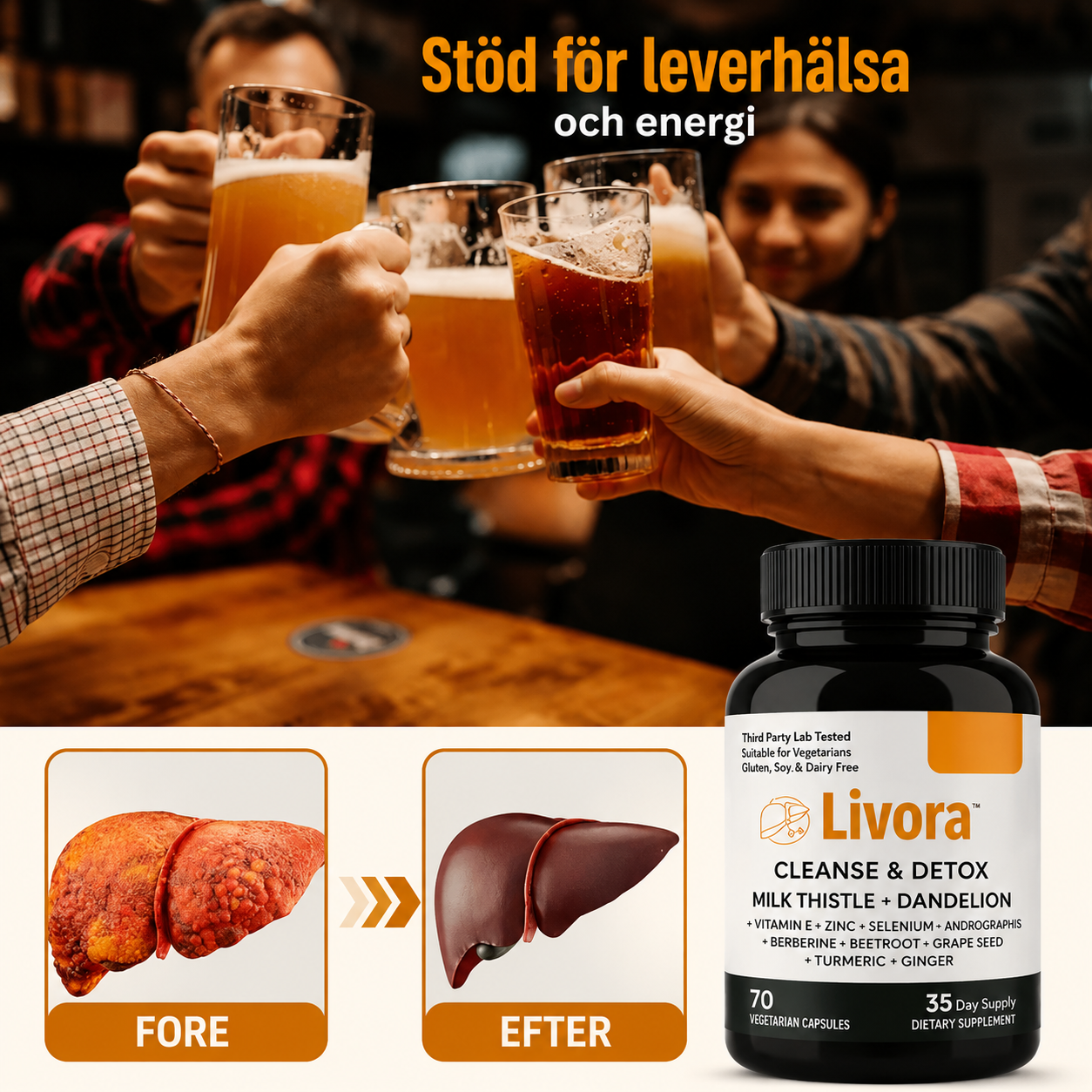 Livora™ | Naturligt stöd för leverhälsa och energi