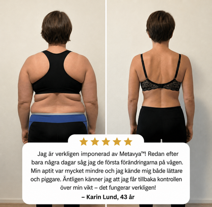 Metavya™ | Minskar sötsug, dämpar aptiten och stödjer fettförbränning
