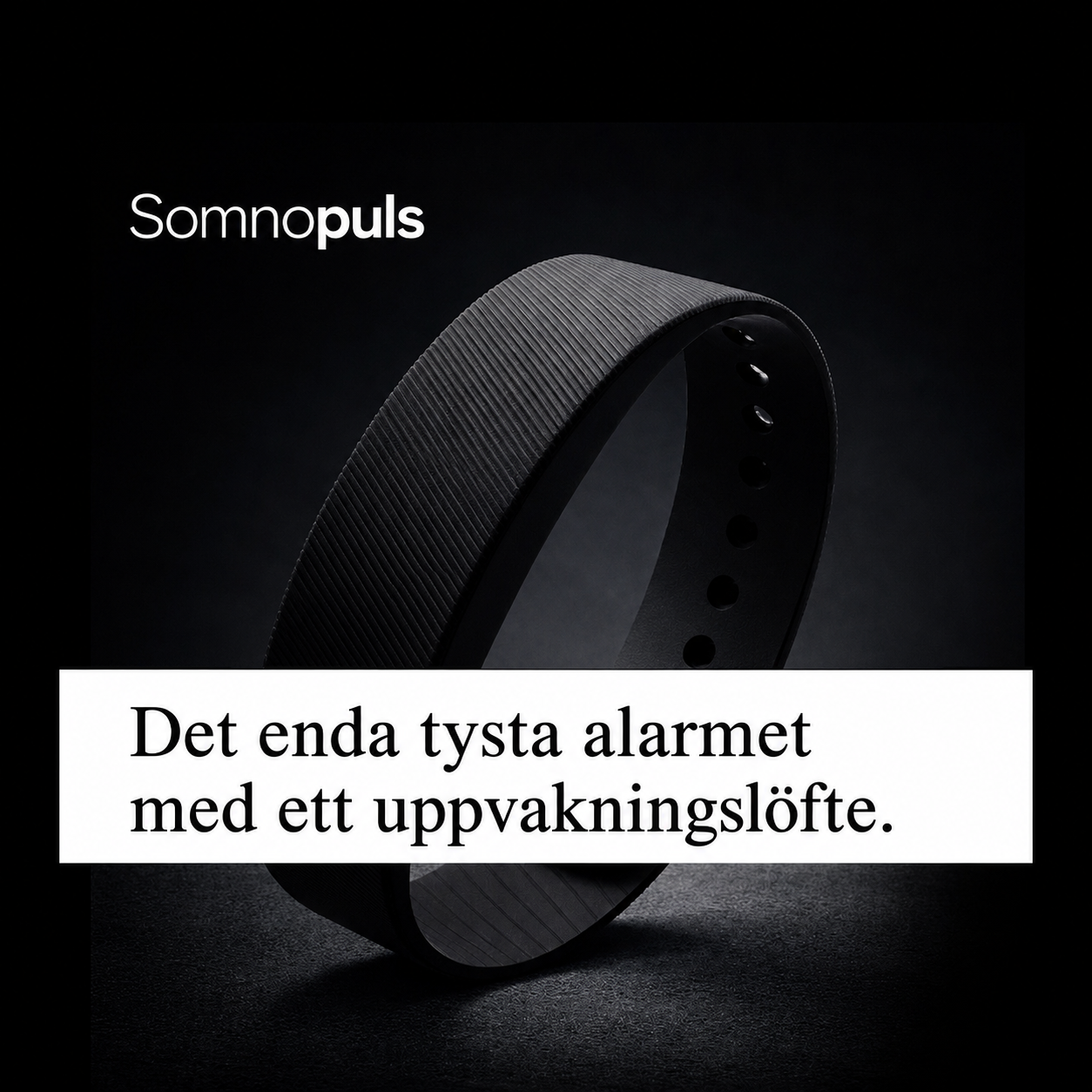 SomnoPuls™ | Vibrationsväckarklocka som väcker dig tyst – utan larm, utan stress