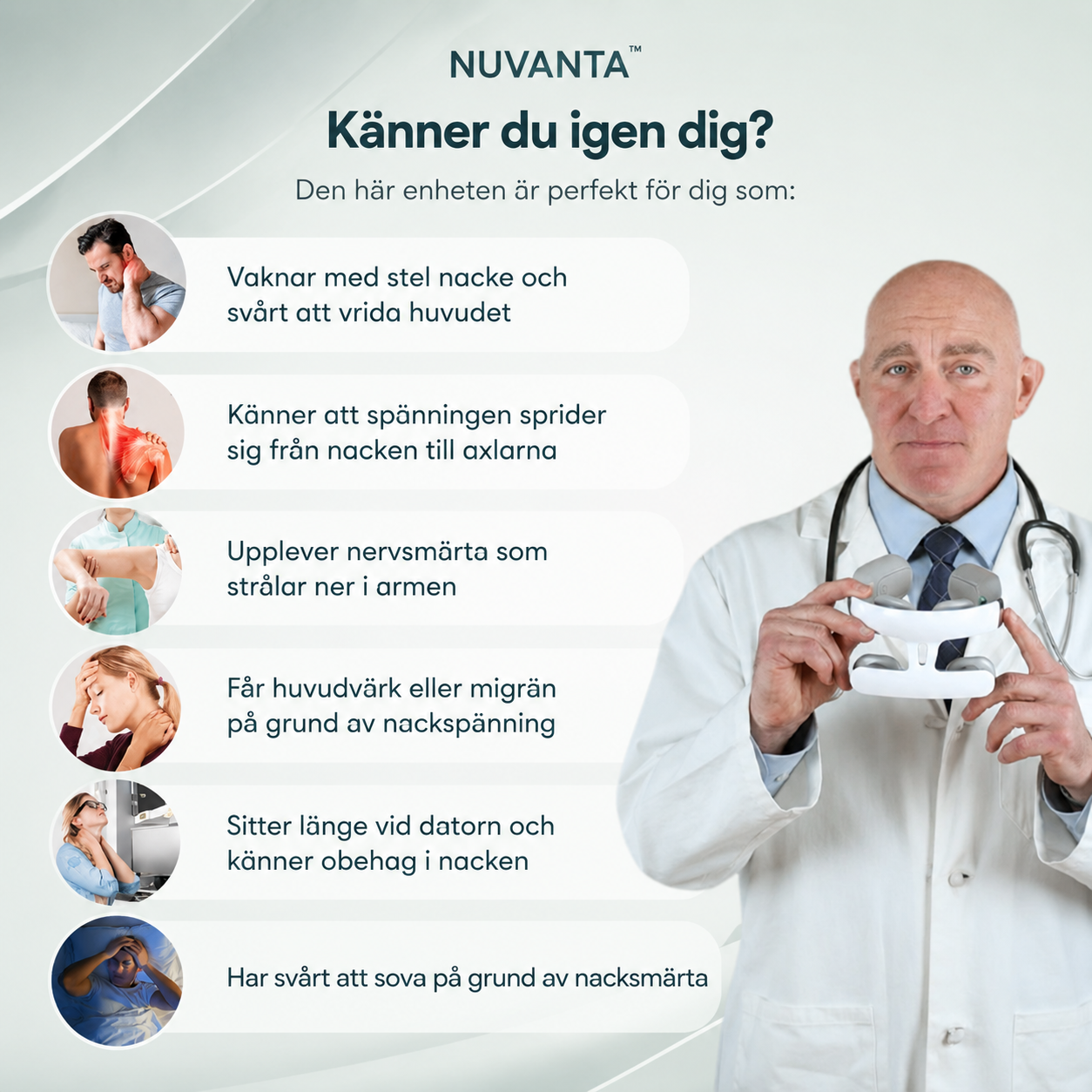 NUVANTA™ | Djup värme & avslappning för nacke och axlar