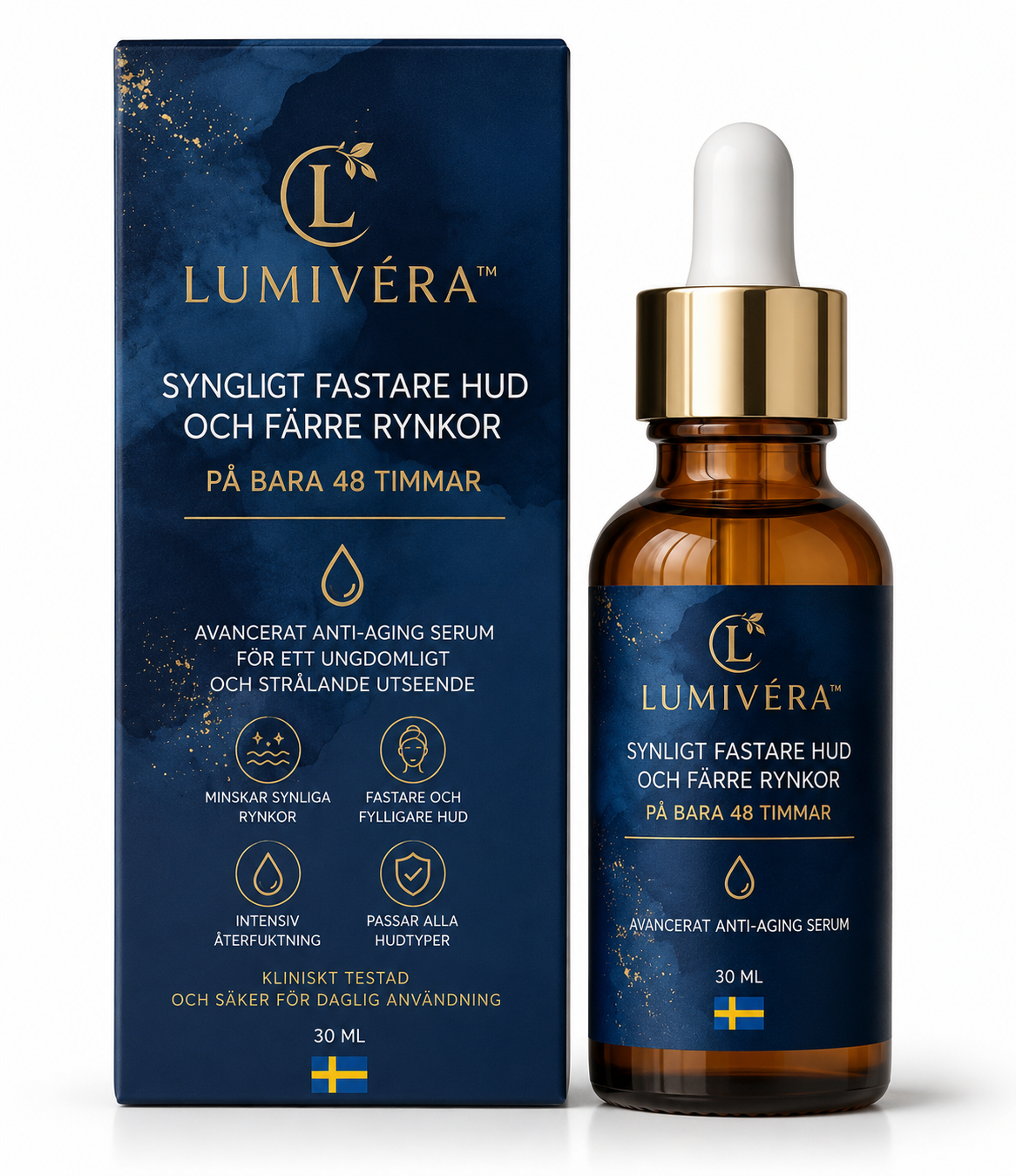 Lumivéra™ | Synligt fastare hud och färre rynkor på bara 48 timmar
