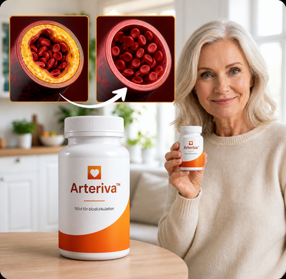 Arteriva™ | Stöd för Hälsosam Blodcirkulation & Hjärtbalans