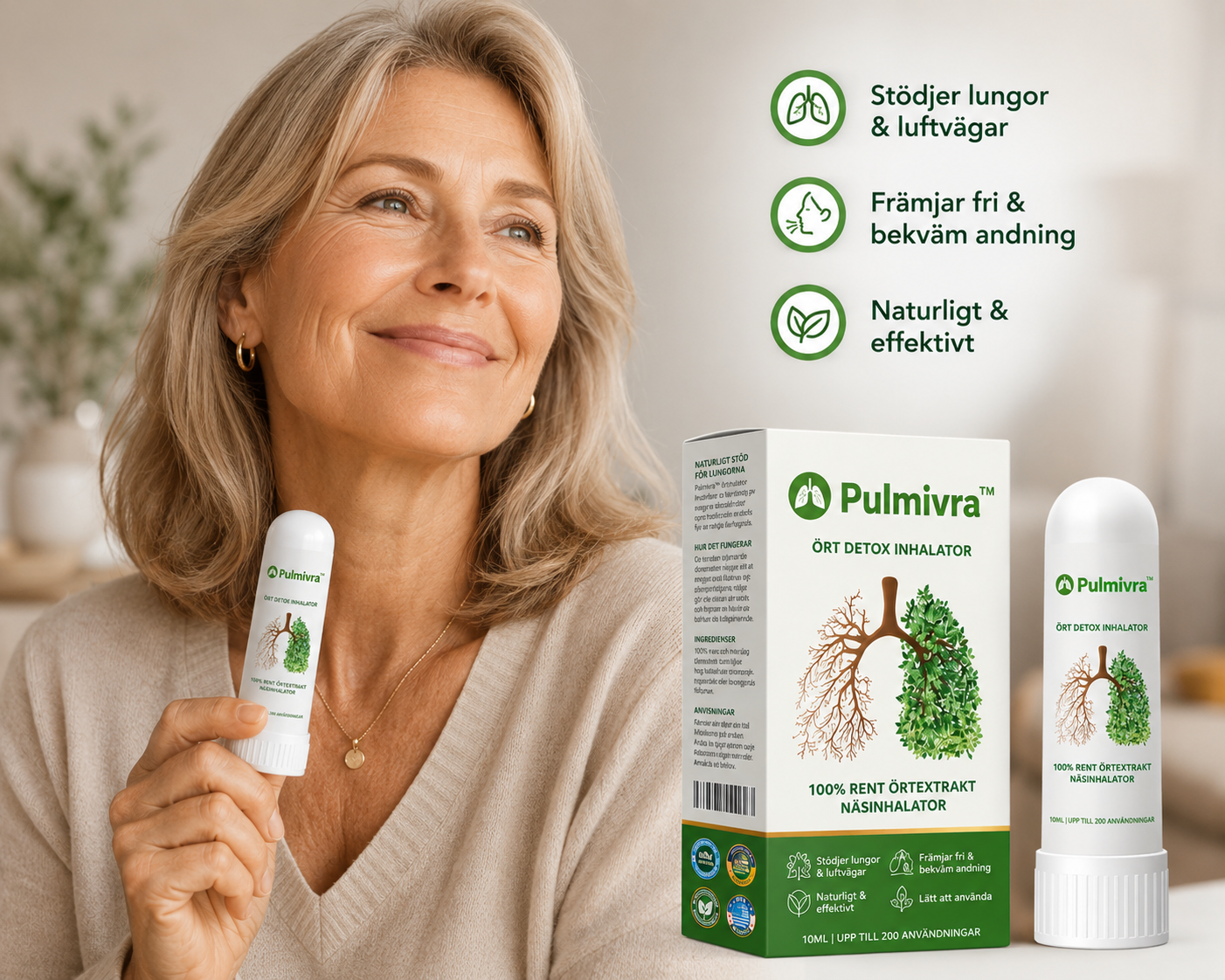 Pulmivra™ | Stöd för Lungor & Fri Andning