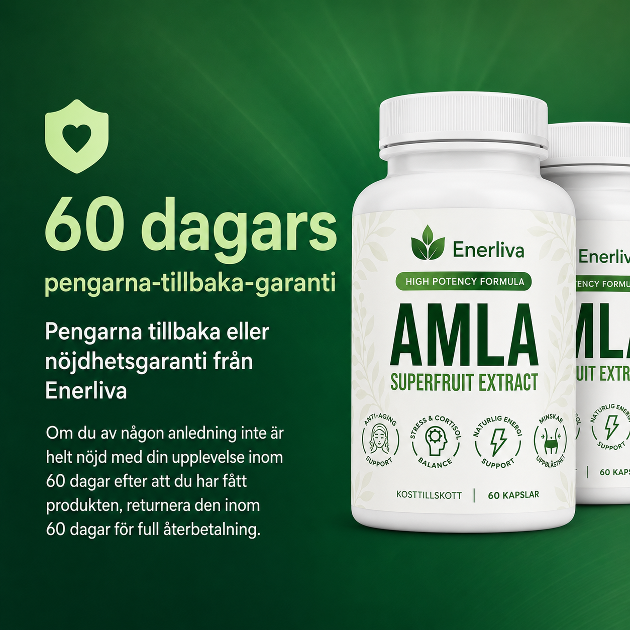 Enerliva™ – Kosttillskott för energi, fokus och mental klarhet