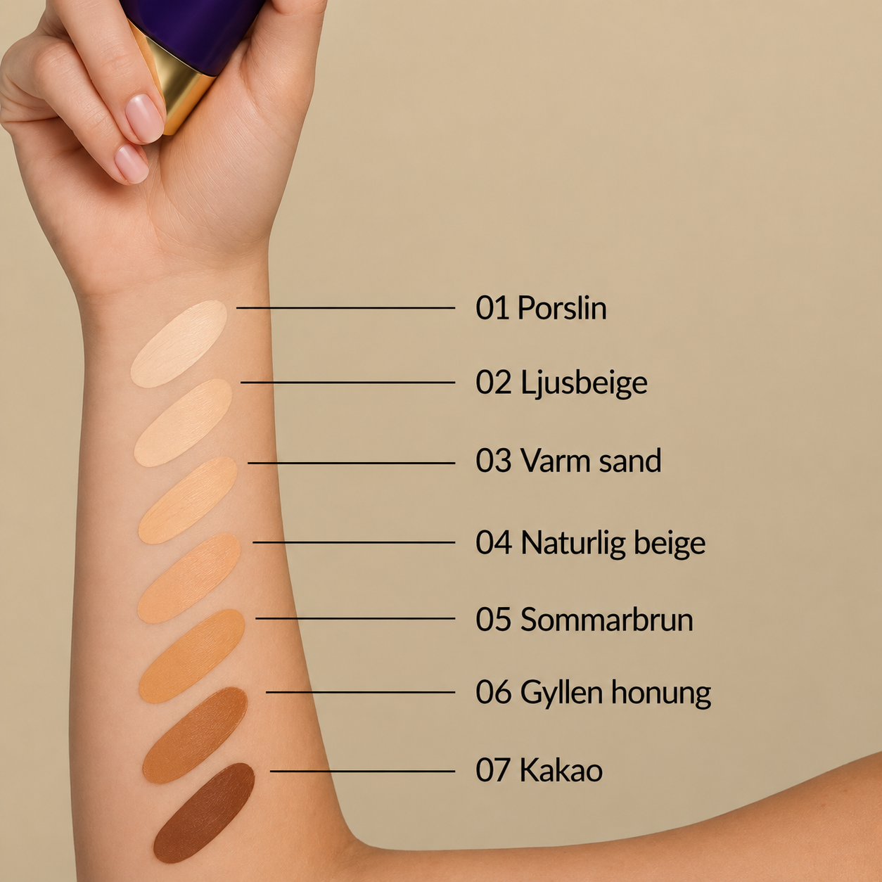 Veloura™ | Kroppsförbättrande concealer Vattenfast kroppsmakeup