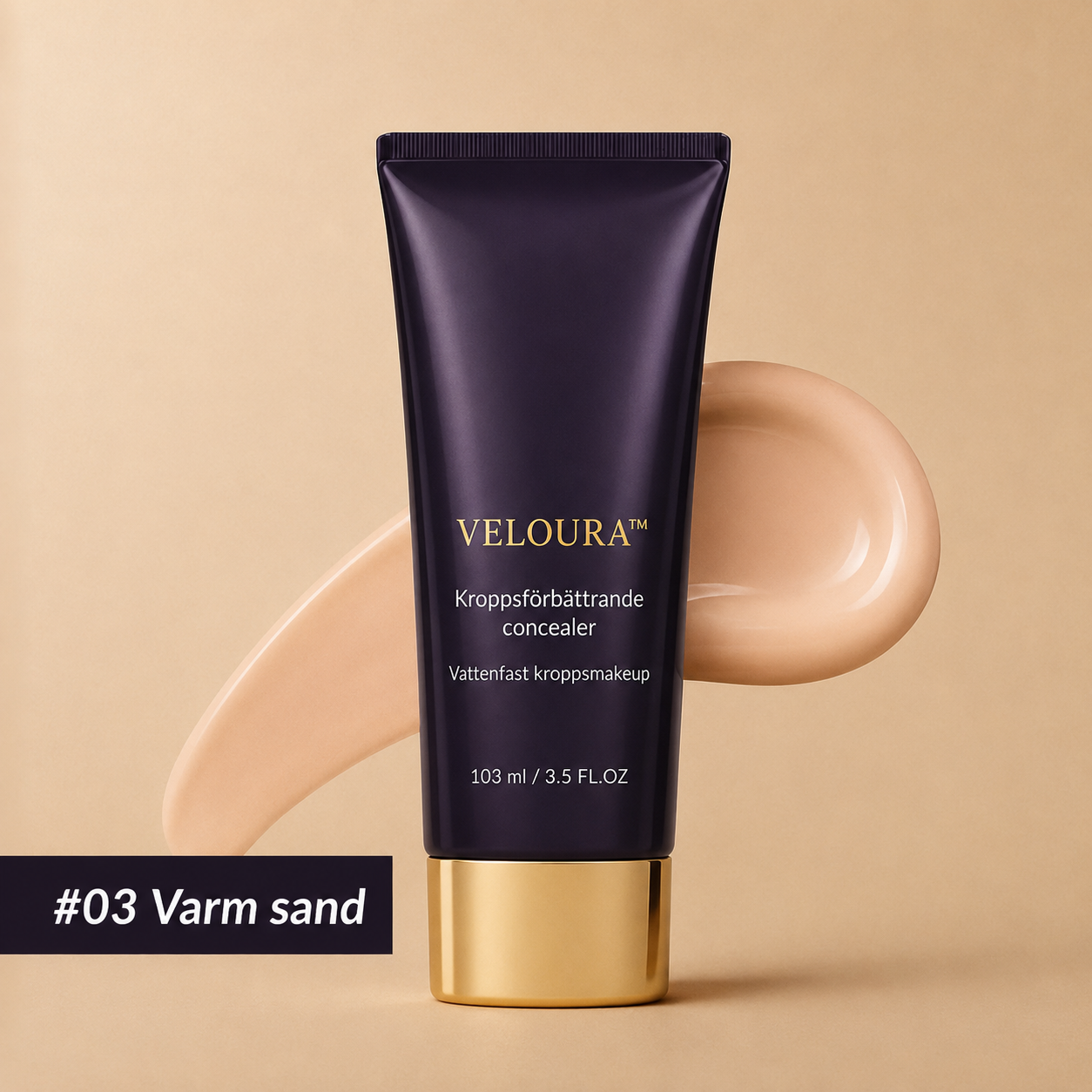 Veloura™ | Kroppsförbättrande concealer Vattenfast kroppsmakeup