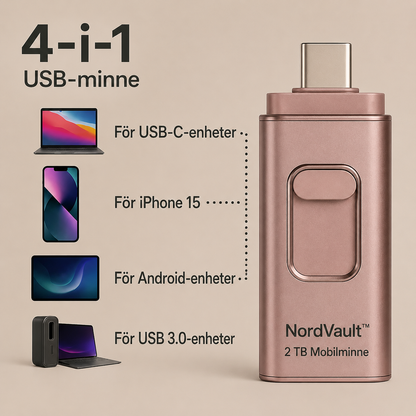 NordVault™ | 2 TB Mobilminne