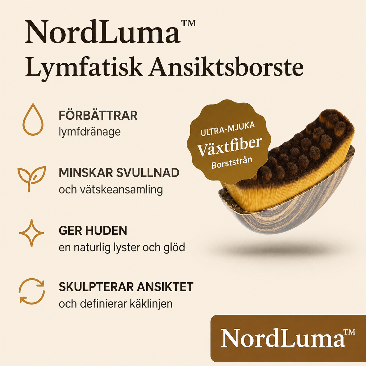 NordLuma™ | Lymfatisk Ansiktsborste