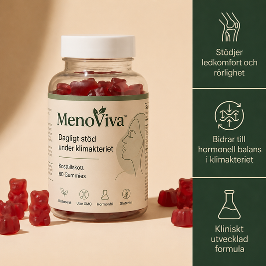 MenoViva™ | Dagligt stöd för rörlighet, balans och välmående under klimakteriet