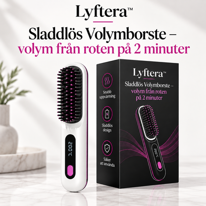 Lyftera™ | Sladdlös Volymborste – volym från roten på 2 minuter