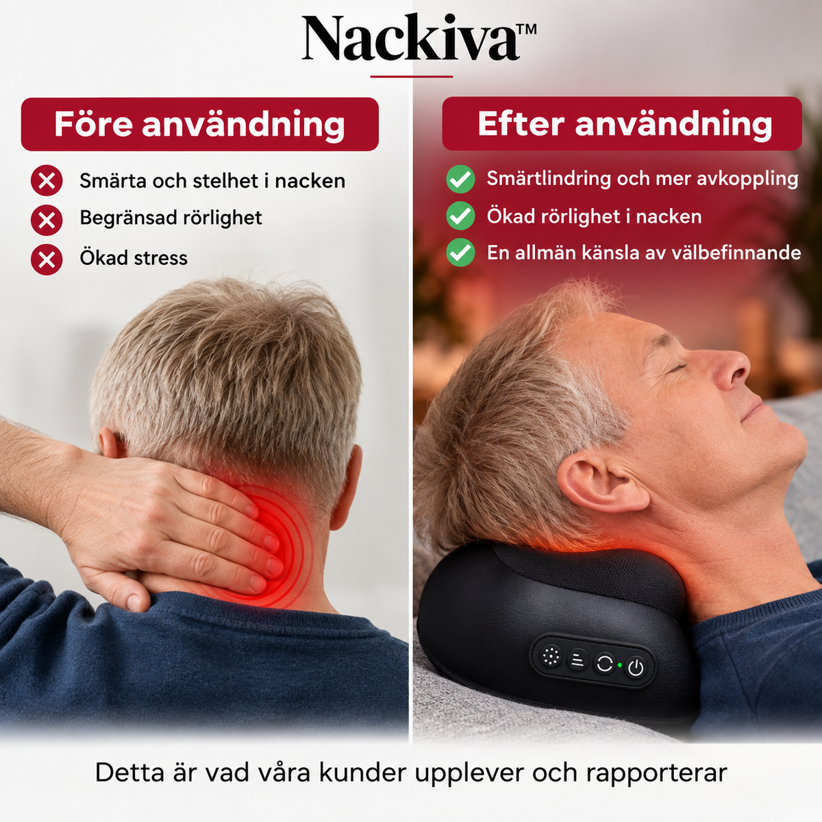 Nackiva™ | Shiatsu Nackmassage med Värme