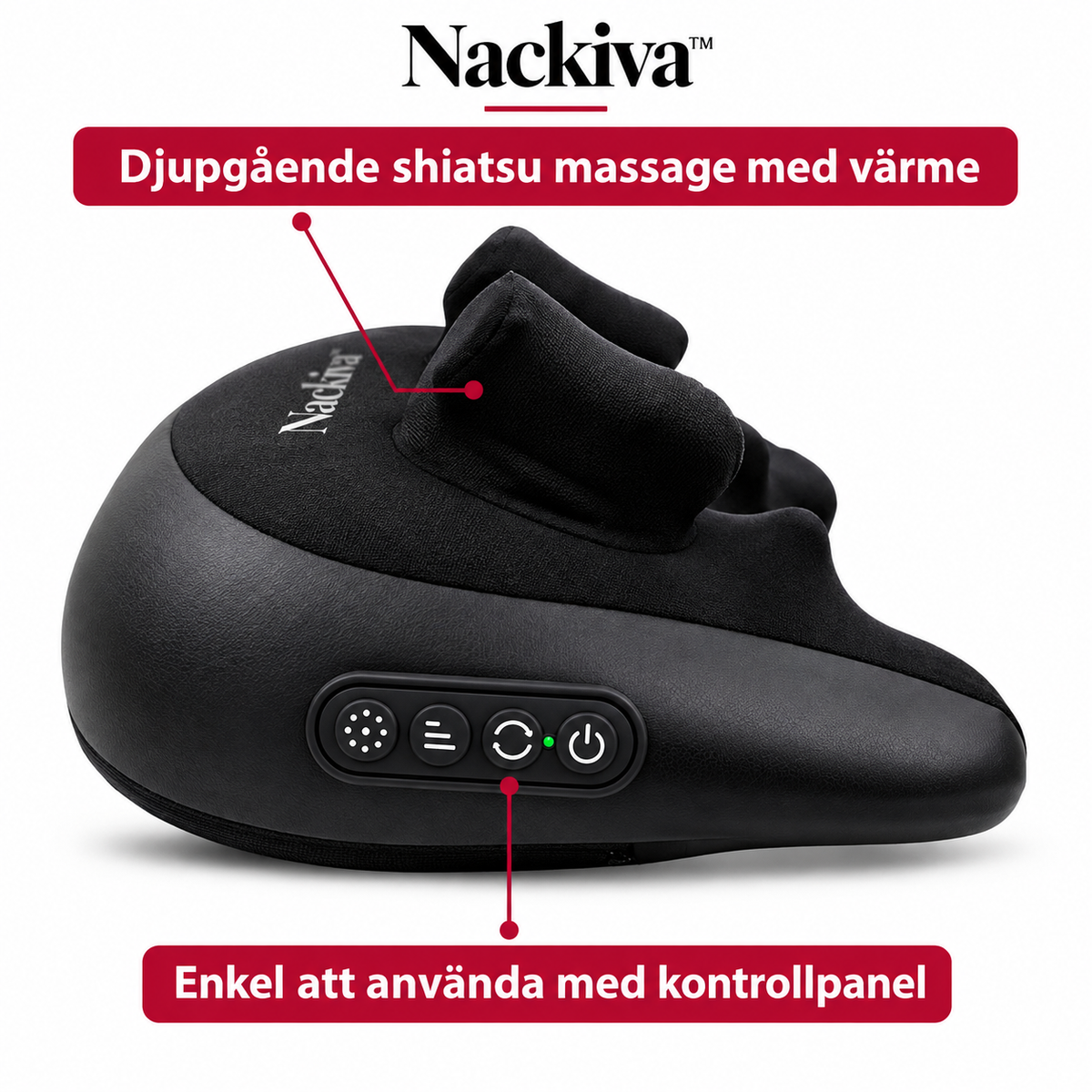 Nackiva™ | Shiatsu Nackmassage med Värme