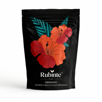 Rubinte™ | Hibiskuste – djupröd, syrlig och helt koffeinfri