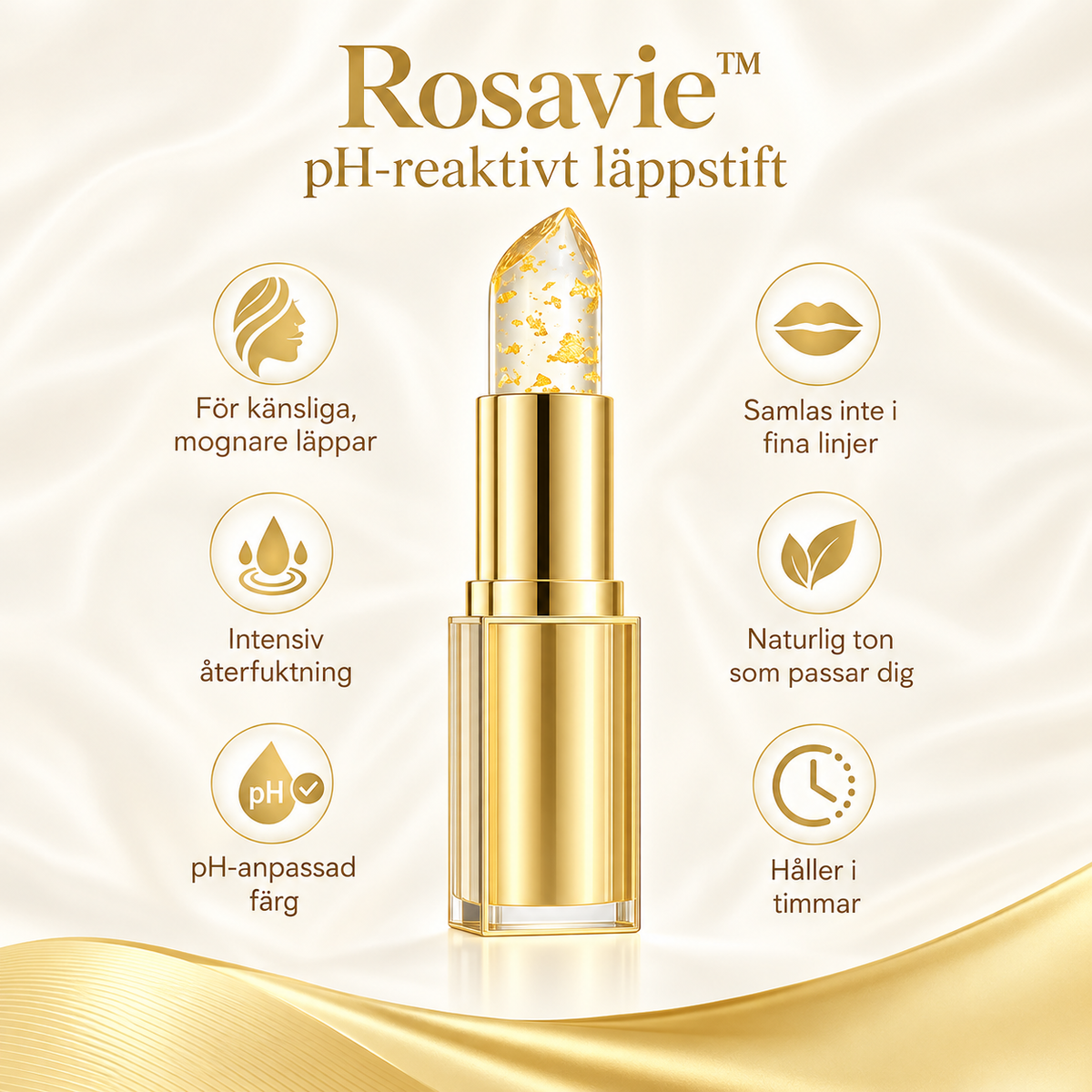 Rosavie pH-läppstift