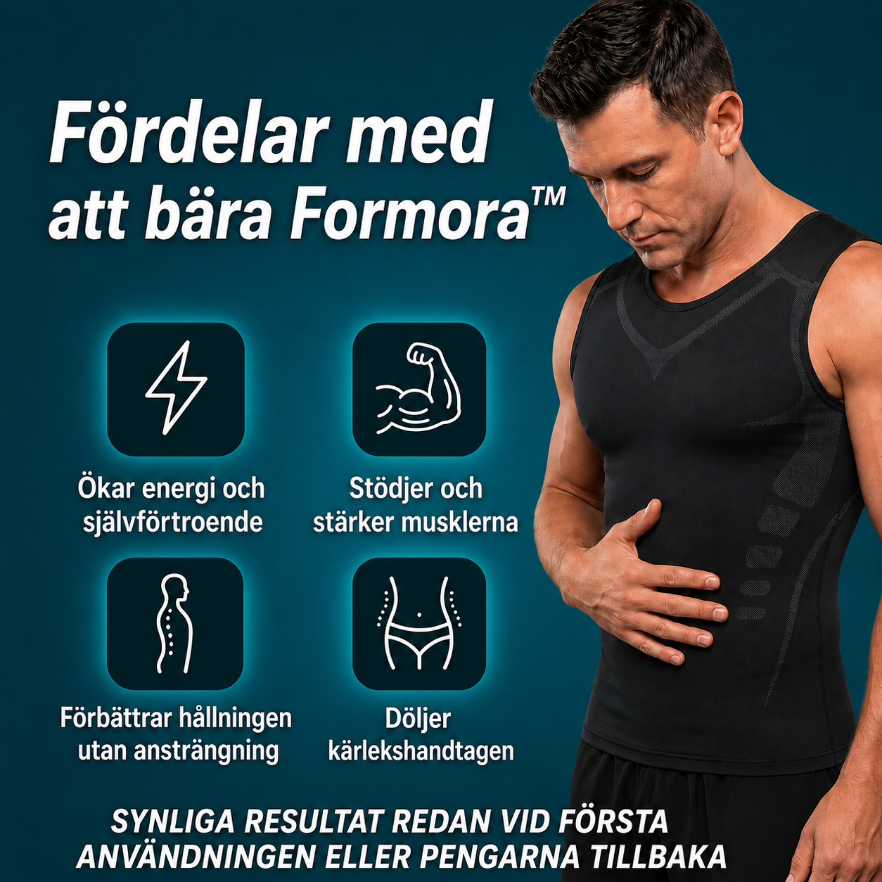 Corevia™ | Formande kompressionslinne för män