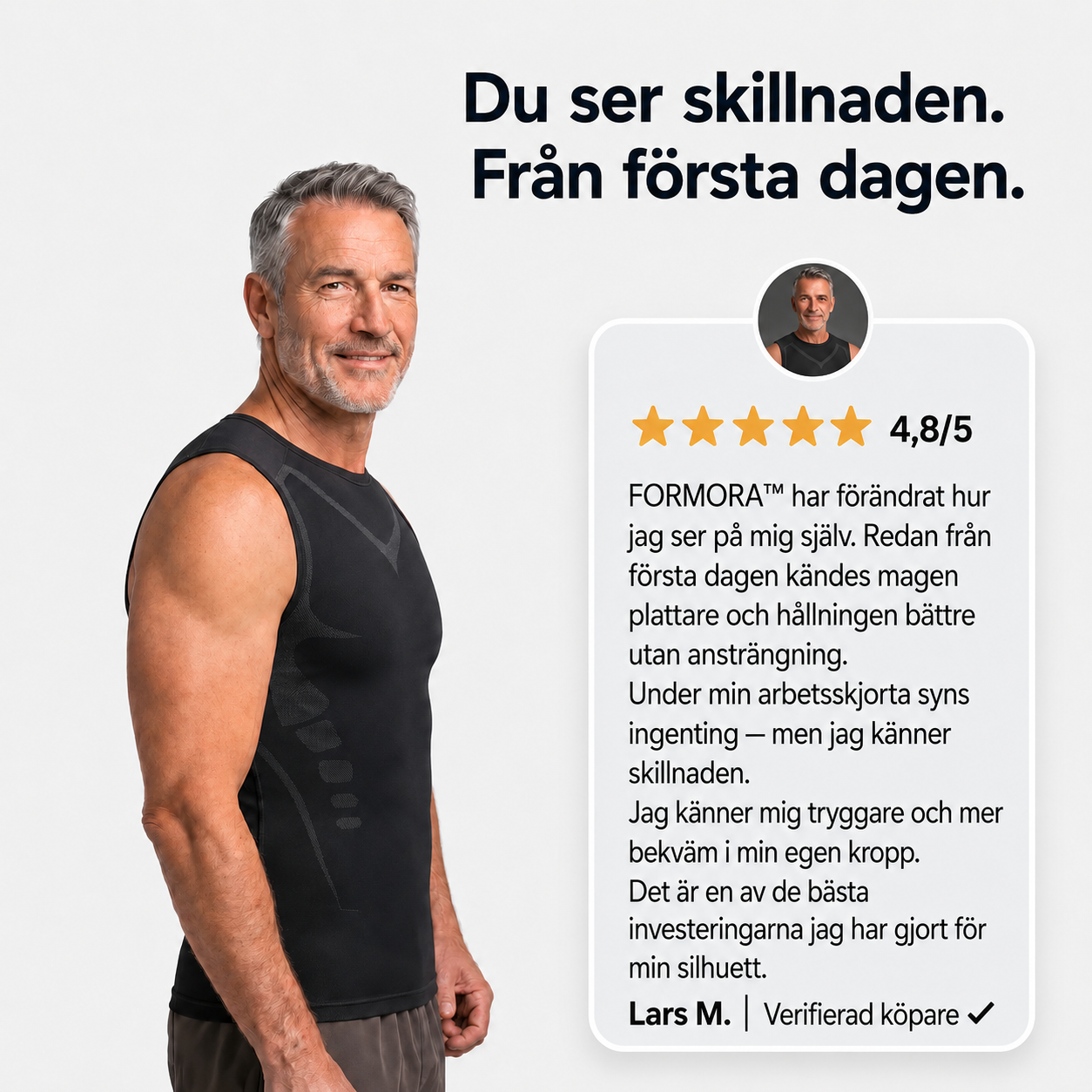 Corevia™ | Formande kompressionslinne för män