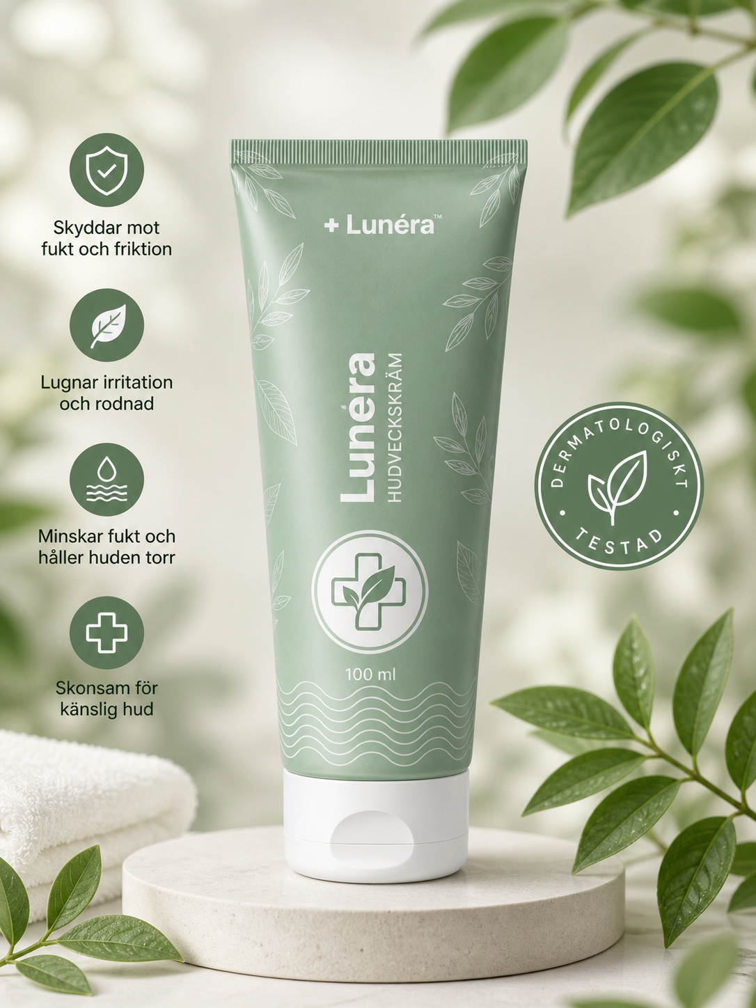 Lunéra™ | Hudveckskräm för Komfort & Skydd