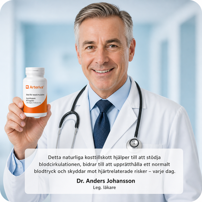 Arteriva™ | Stöd för Hälsosam Blodcirkulation & Hjärtbalans