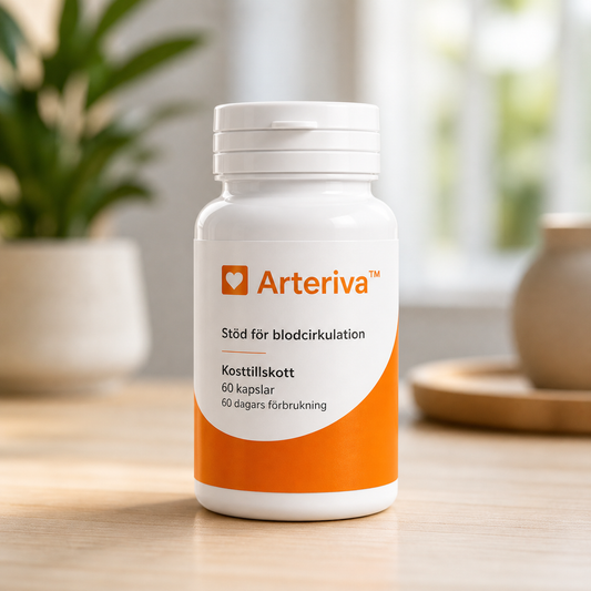 Arteriva™ | Stöd för Hälsosam Blodcirkulation & Hjärtbalans