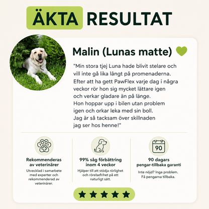 PawFlex™ | Stöd för Leder & Rörlighet hos Hundar