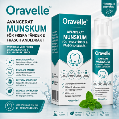 Oravelle™ | Avancerat Munskum för Friska Tänder & Fräsch Andedräkt